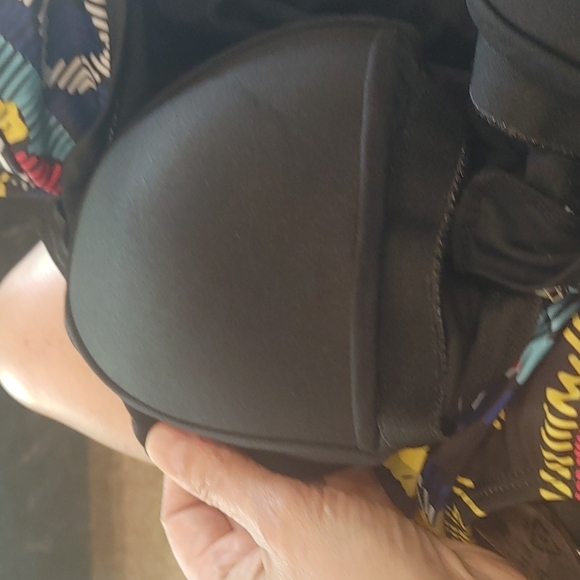 Dear Lover-Blue & Red Abstract One Piece - Picture 6 of 7